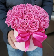 29 розовых роз в коробке 29 розовых роз в коробке